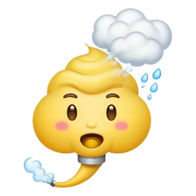 emoji farting  sticker