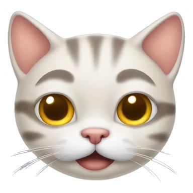 cat wrinkling his nose at bad smell sticker