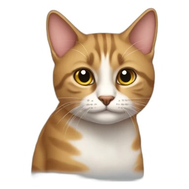 gato indiferente sticker