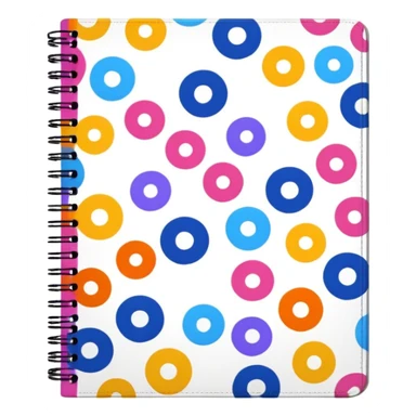 An aesthetic schoo notebook sticker