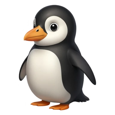 bombastic side eyeing penguin suspicious looking side ways eyes looking forward  sticker