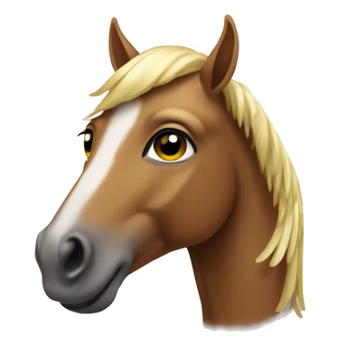 Horse with wings and a halo  sticker