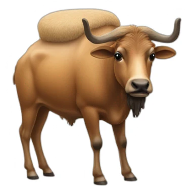 Chameau sur coccinelle sticker