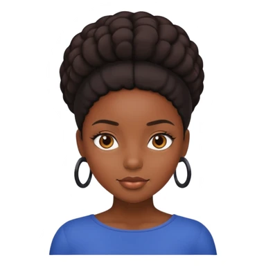 black girl baddie sticker