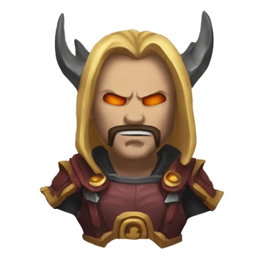 Diablo con audífonos  sticker