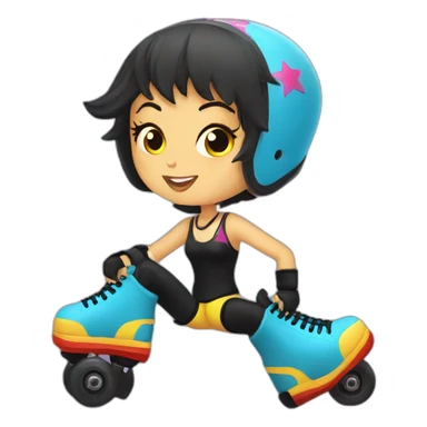 roller derby sticker