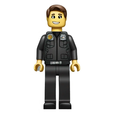 TOM CRUISE lego full body sticker
