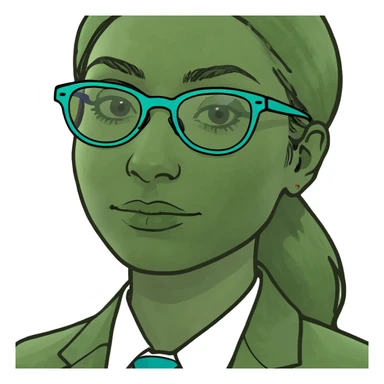 Morbidly obese woman in her 60s wearing tie dye glasses sticker