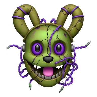 Spring trap fnaf 3 sticker
