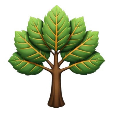 Un trébol de 5 hojas totalmente negro sticker