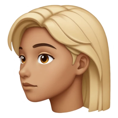 side profile looking at camera sticker