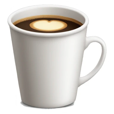 “Strong coffee in a simple cup.” sticker