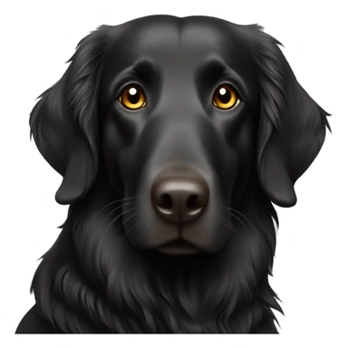 flat coated retriever sticker