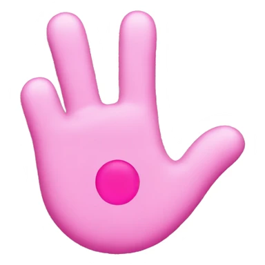 pink ok symbol sticker