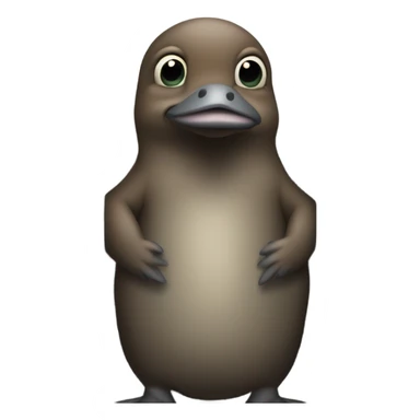 Platypus stuck in an elevator sticker