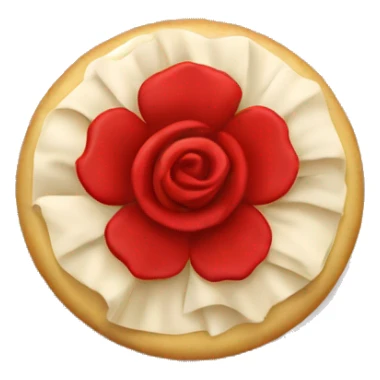 red rossete  sticker