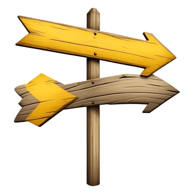 Camino de Santiago road sign with yellow arrow sticker