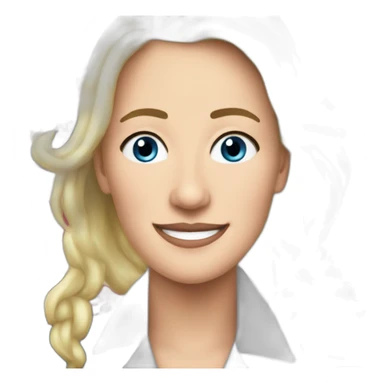 Coeur Marine Lepen sticker
