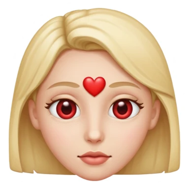 someone with heart on their eyes 1 per each  sticker