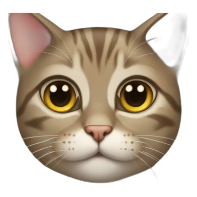 American-short-hair-cat sticker
