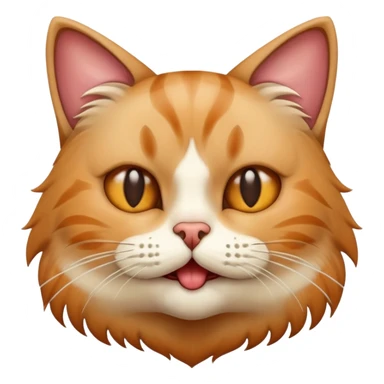 cat gagging sticker