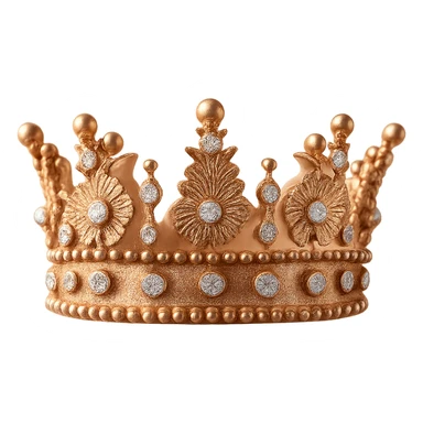 Remove the background from the image, keeping the crown edges clean and sharp with no background visible. sticker