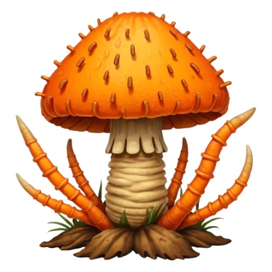 cordyceps mushroom sticker