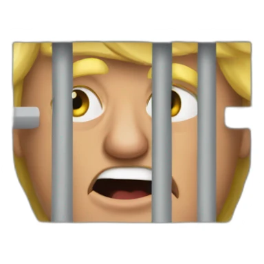 trump-in-jail-cell sticker