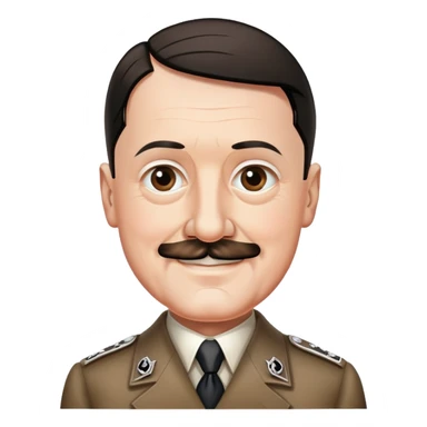Adolf Hitler, cute sticker