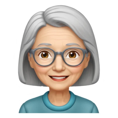 The kind and amiable grandmother in Grimm's fairy tales sticker