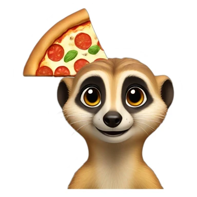  meerkat-with-pizza sticker