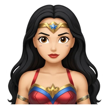 a beautiful Wonder Woman sticker