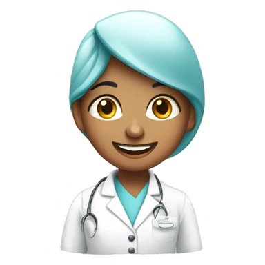 indian dentist girl sticker