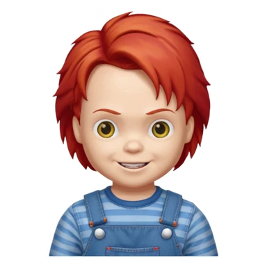 Un emojin de chuky sticker