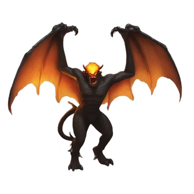 Balrog from the lord of the rings slack emoji sticker