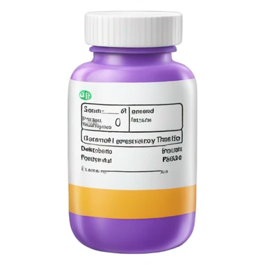 Pharmacy prescription bottle sticker