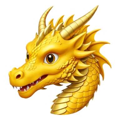dragon jaune sticker