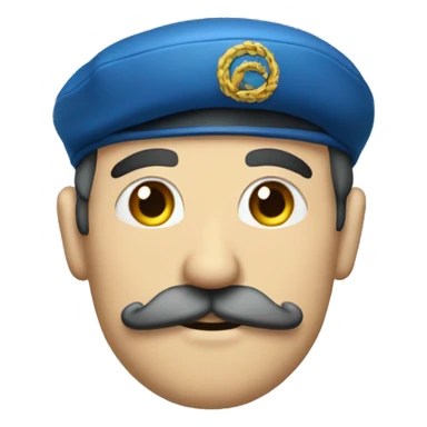 Fita do Novembro Azul com um bigode sticker