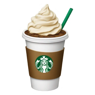 Starbucks cup with coffee  sticker