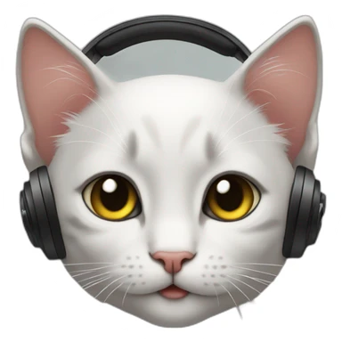 Kitten dj sticker