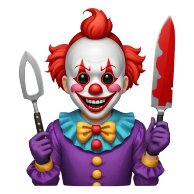 Horror and jok sticker