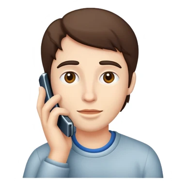 Calling on IPhone  sticker