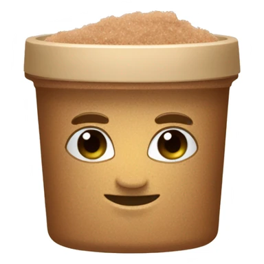 light brown body scrub pot sticker