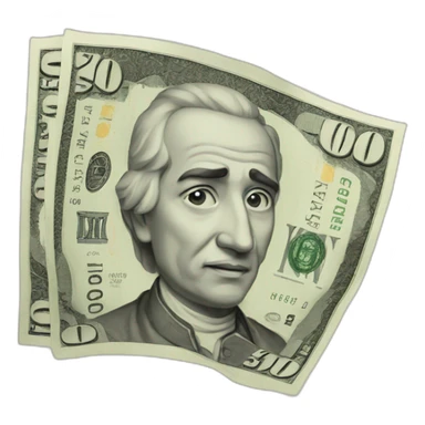 crying money Inr sticker