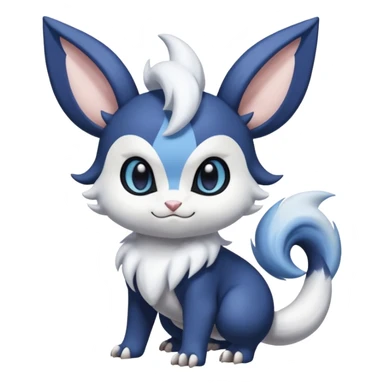 Meowstic-Minccino-Absol-fusion sticker