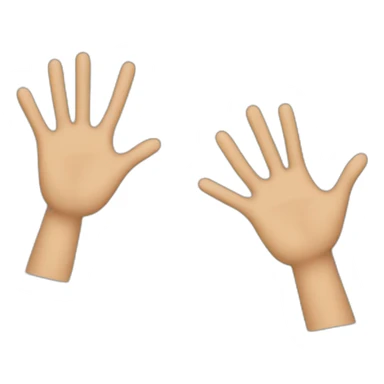 coucou de la main  sticker