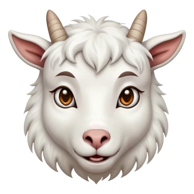 Crying goat sticker