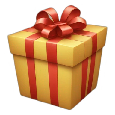 opening present sticker