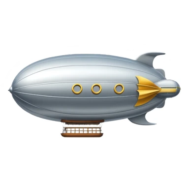 flying zeppelin  sticker
