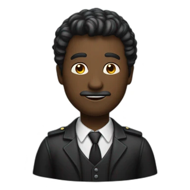 homme noir pas intelligent sticker